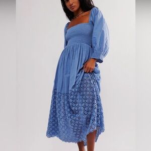 NWT Free People Perfect Storm Midi Dress